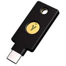 Yubico - YubiKey 5C NFC - Two-Factor authentication (2FA) Security Key, Conne...