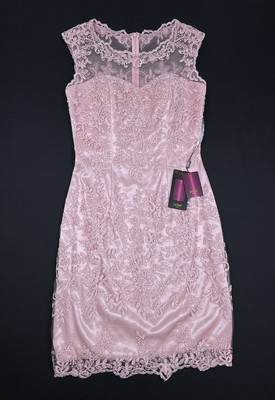 Juliet Classic Women s Rose Lace Cocktail Dress Size M Style 728 NWT MSRP 340$