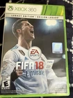FIFA 18 Legacy Edition for Xbox 360 Complete Game Disc