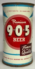 9 . 0 . 5 12 oz. Flat Top Beer Can