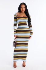 Total Vibe Sweater Maxi Dress Set-Fashion Nova|35120