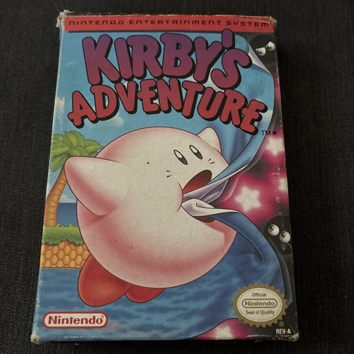 Kirby's Adventure (Nintendo Entertainment System, 1993) Box&Cartridge LooseSound