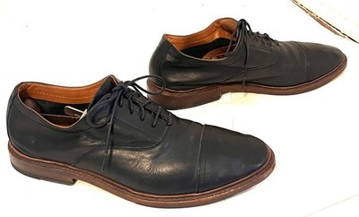 FRYE  Paul Bal  Black leather Cap Toe Oxfords Men Size 10 D -- NICE!!