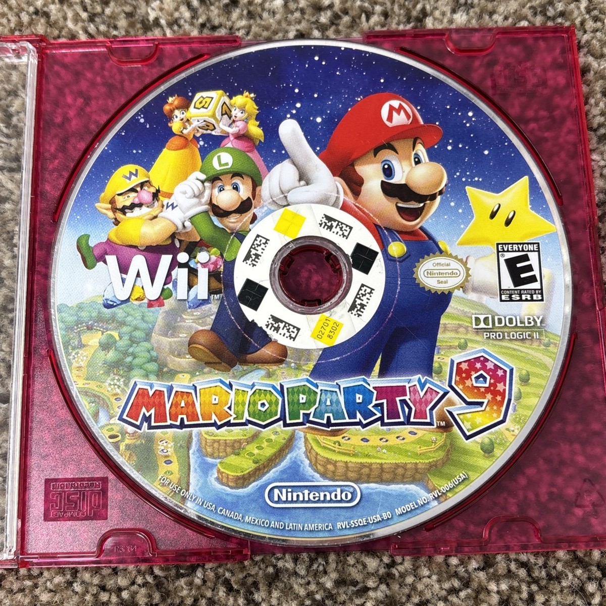 Mario Party 9 (Nintendo Wii, 2012) Disk Only - Working 45496902841