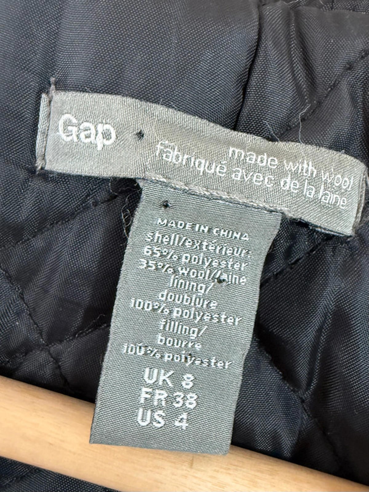 Winter Gap Wool-Blend Herringbone Hooded Jacket 6… - image 7