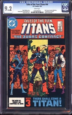 TALES OF THE TEEN TITANS #44 CGC 9.2 WHITE PAGES // 1ST DICK GRAYSON NIGHTWING