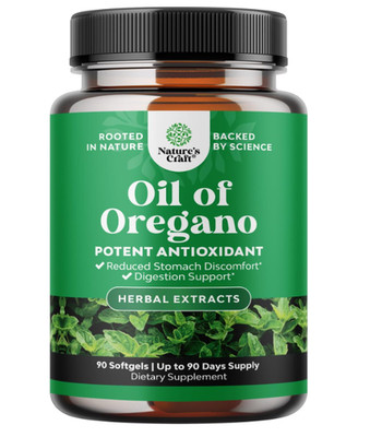 Wild Oregano Oil Softgels -Super Concentrated -90 Ct- New
