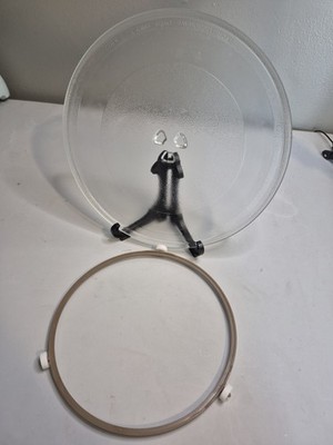 12.5'' Microwave Glass Turntable Plate + Roller Ring LG LMV1762ST Compatible