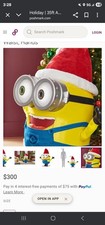 3.5ft Christmas Animatronic Minion