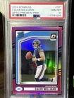 2024 Donruss - Rated Rookie Caleb Williams #327 Optic Preview Pink Prizm PSA 10