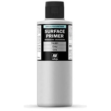 Grey Acrylic Primer 200 ml  Matte Finish, Fast Drying