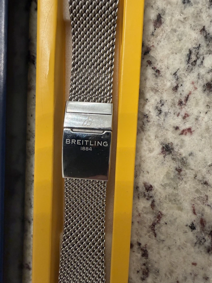 Pulsera BREITLING Clásica Acero Inoxidable 24mm 208A Excelente Estado Foto 4 de 4