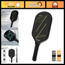 Lightweight Carbon Fiber Pickleball Paddle, T700 Surface, 16mm Foam Core, Contro