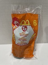 1999 McDonald  s Happy Meal TY Iggy The Iguana Teenie Beanie Baby Sealed 6