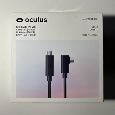 Oculus Link Cable USB 3.0 USB-C 5m Black for Oculus Quest & Quest 2