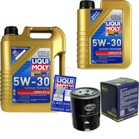 SCT Inspektionspaket 6L Liqui Moly Longlife 5W-30 FüR Hyundai I10 1.0 1.2 Kona