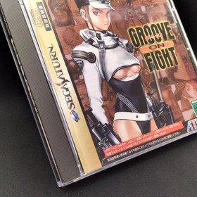 Atlus Groove on Fight Sega Saturn Fighting Game Cartridge Used