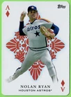 Nolan Ryan ALL ACES 2023 Topps Playing Card Insert Card # AA32 Houston Astros