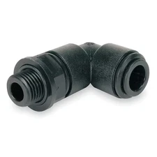 John Guest Pm090813e-Pk10 Push-Fit Elbow Fitting, 5/16 In Tube Size, Acetal,