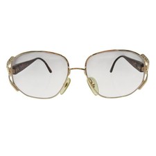 Christian Dior Sunglasses 57  16 CD Gold Women's Authentic