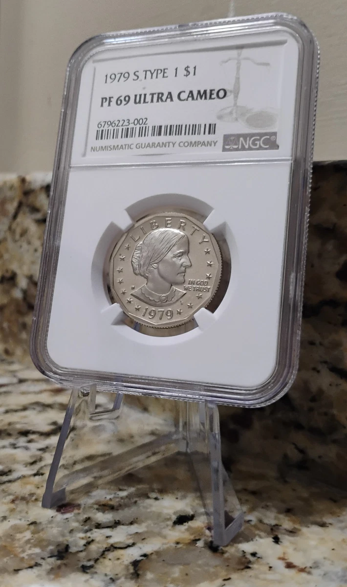 Grade PR 69 NGC 1979 Susan B Anthony Dollars (1979-1981, 1999) for