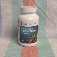 Dr Berg Whole Food Multivitamin w/ Minerals (60 Capsules) New & Sealed 01/26
