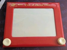 Ohio Art Etch A Sketch Classic Drawing Toy Red Frame MPN 550 Vintage 2001
