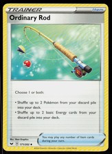 Ordinary Rod 171/202 Uncommon Sword & Shield Pokemon Lightly Played