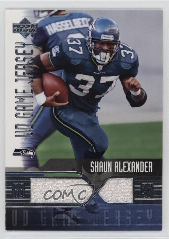 2004 Upper Deck UD Game Jersey Shaun Alexander #SA-GJ 0yg9