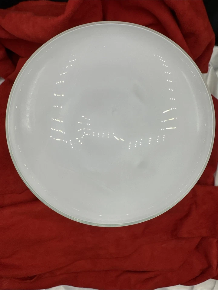 Cuenco pedestal de medusas blancas Jozefina Krosno 80 de colección. 9”x 5 1/2”. Ver fotos. Foto 4 de 4