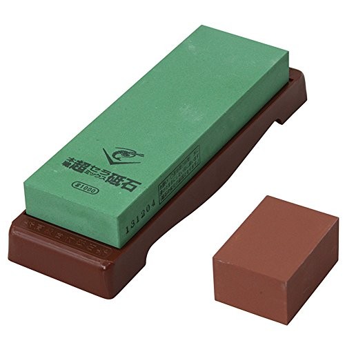 Chosera 1000 Grit Stone с точилкой для ножей с базовым точильным камнем Naniwa Japan