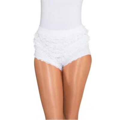 ORLOB KARNEVAL Garde Rüschenhöschen weiß für Kinder und Damen Gr. 116-3XL Kostüm-Zubehör