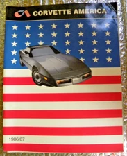 1986-1987 Corvette America Parts Catalog  71 pages FREE SHIPPING