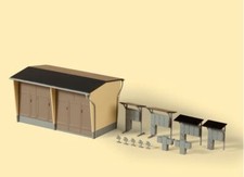 Auhagen Trafostation mit Zubehör   H0