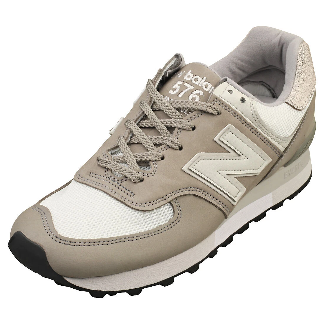 New Balance 576 Made In England Scarpe da Ginnastica Uomo Casual in Grigio Bianco 8 UK