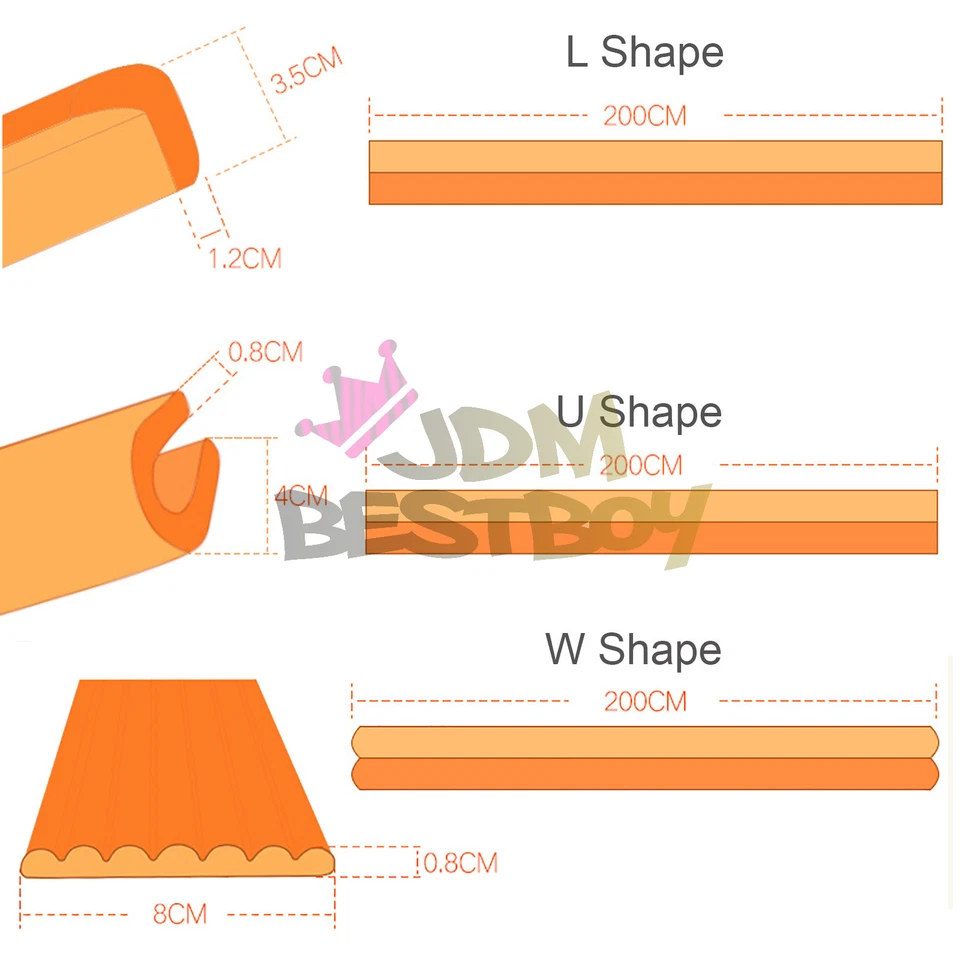 Baby Safety Table desk Cushion Edge Corner Guard Strip Softener Bumper Protector - Image 3 of 4
