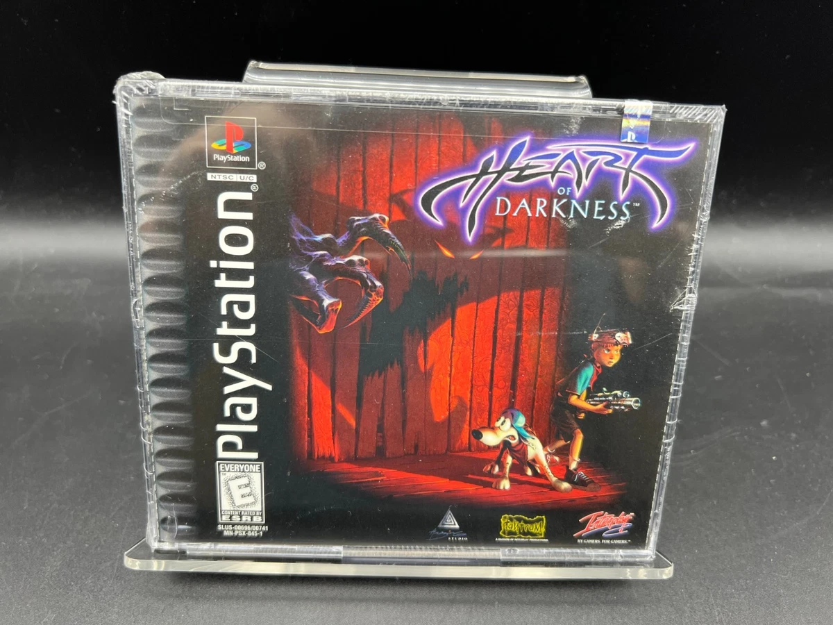 Heart of Darkness PS1 FACTORY SEALED 1st Print Black Label WATA VGA  40421000845