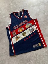 NBA All-Star Game Western Conference 2004 Basketball Jersey Blue Size XL