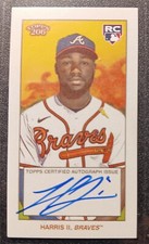2023 Topps T206 High Series - Michael Harris II RC - Autographed Auto Braves