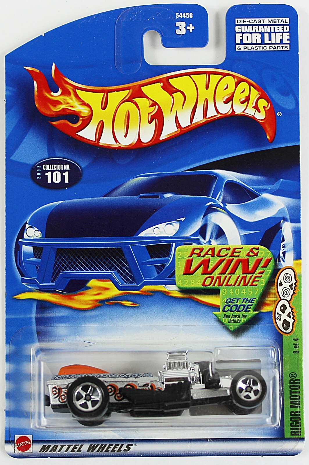 Hot Wheels RIGOR MOTOR 1:64 Scale Collector #101 MOC 2001