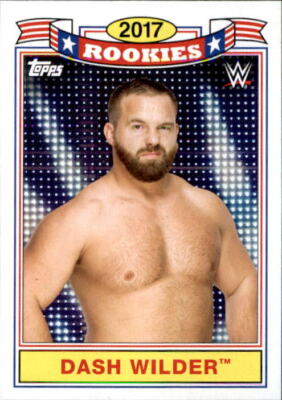 Dash Wilder 2018 Topps Heritage WWE Top 10 Rookies Card #TR-7