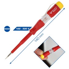 Brilliant by KS Tools Spannungsprüfer, 100 - 500 V für 220-250 V Wechselspannung