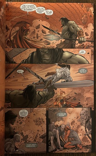 Hulk: Planet Skaar (2009 Marvel HC) pt 2 *SIGNIERT mit Sketch! Von Dan Panosian - Bild 4 von 6