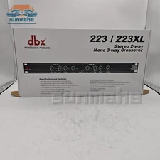 DBX 223XL Stereo 2-Way/Mono 3-Way Crossover Rack Mountable Tested Working