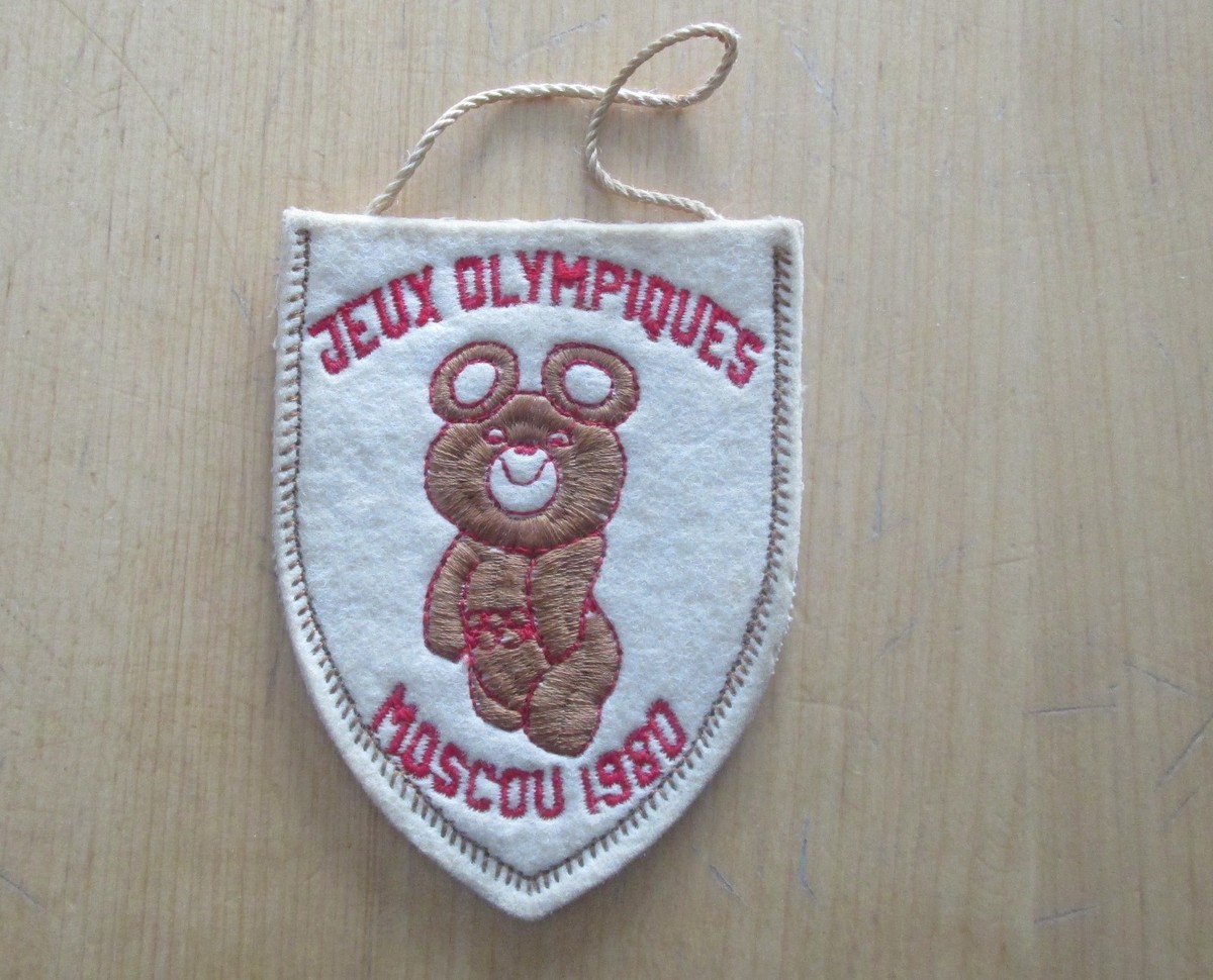 Fanion Original Olympic Games Moscow 80 Soviet Union