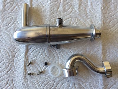 Traxx REVO show pipe 1-Piece  Set - HA 086 