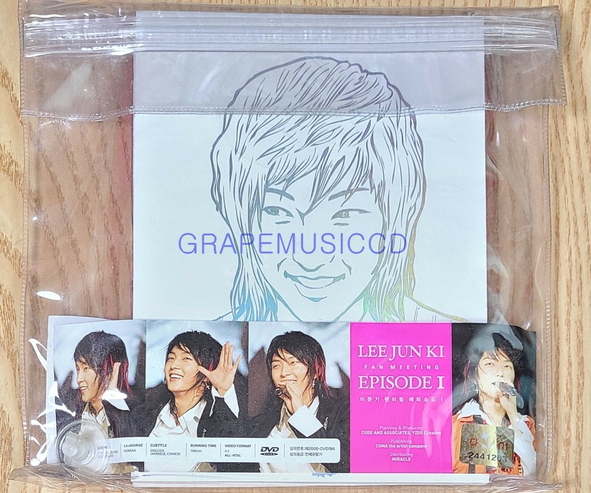 その他 LEE JUN KI FAN MEETING EPISODE I LEE JUN KI FAN MEETING EPISODE1 DVD SEALED | eBay