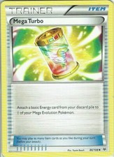 POKEMON CARD MEGA TURBO 86/108 TRAINER ITEM POKEMON TCG CCG