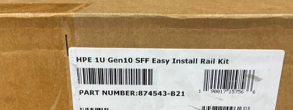 HPE 1U GEN10 SFF EASY INSTALL Rack Rail Kit 874543-B21 (New in Box) - Image 2 of 3