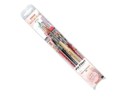 da Vinci - URBAN Watercolor Journey Set May & Berry mit vier Pinseln #hihi